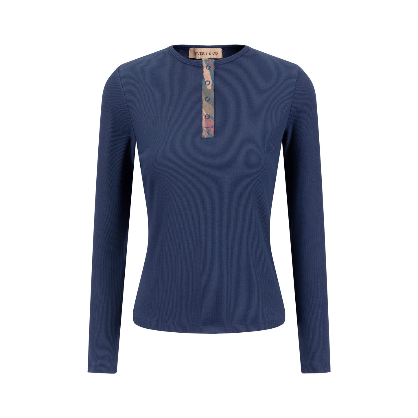 Elbow Patch T Shirt - Midnight