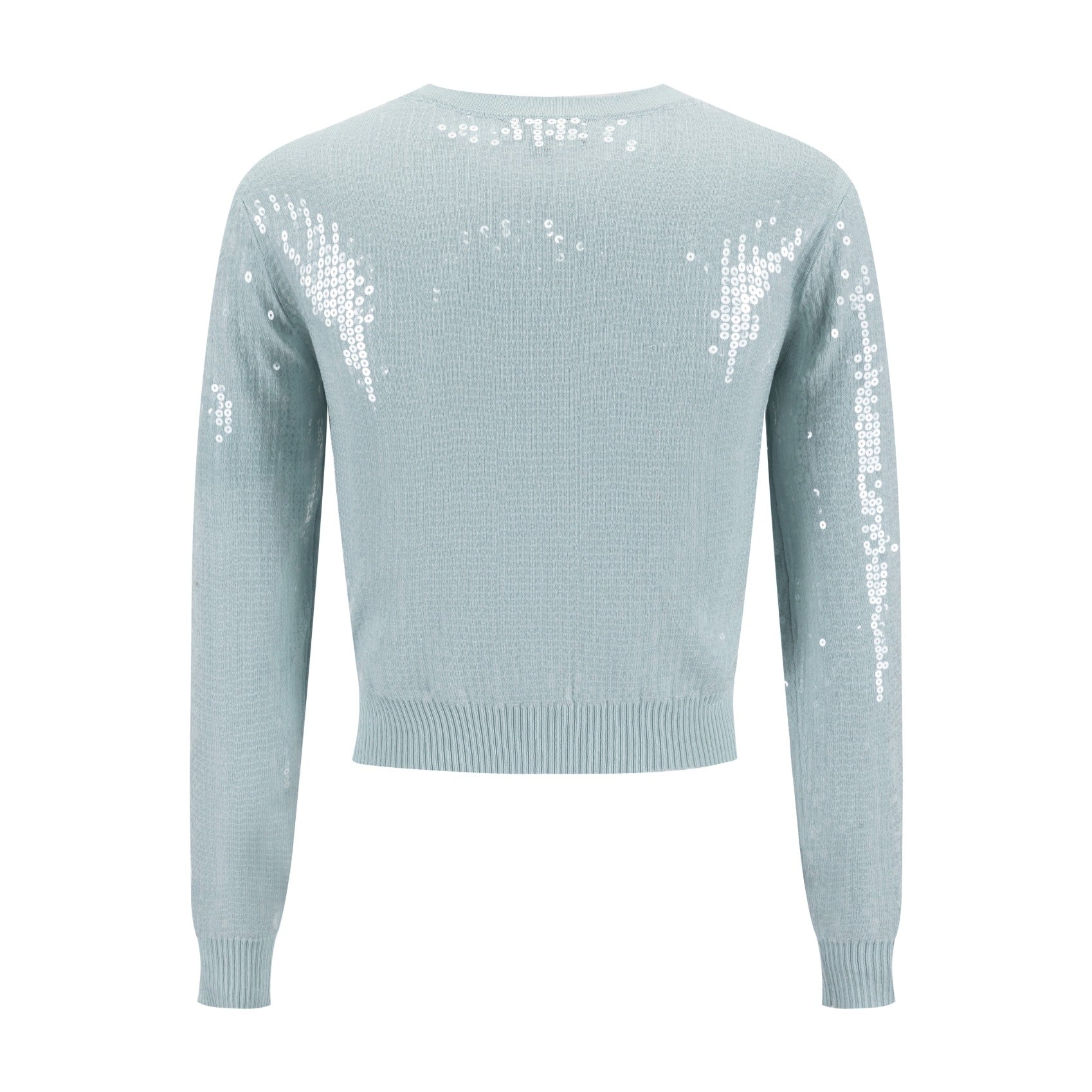 Mint Green Sequin Cardigan