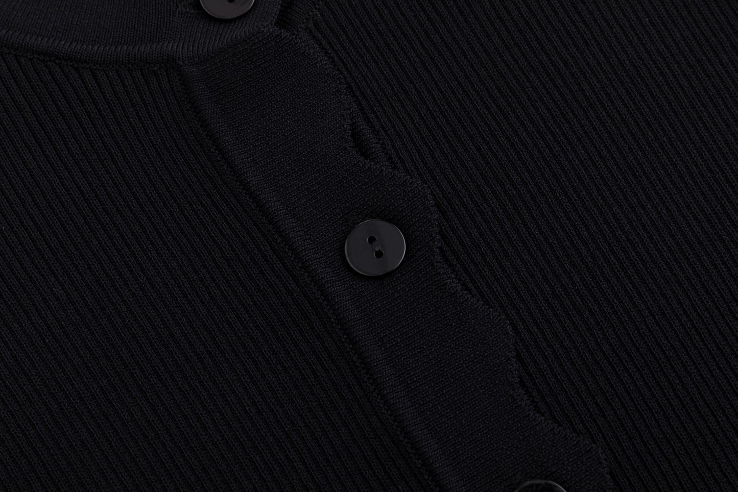 Tank With Attached Cardigan - Black