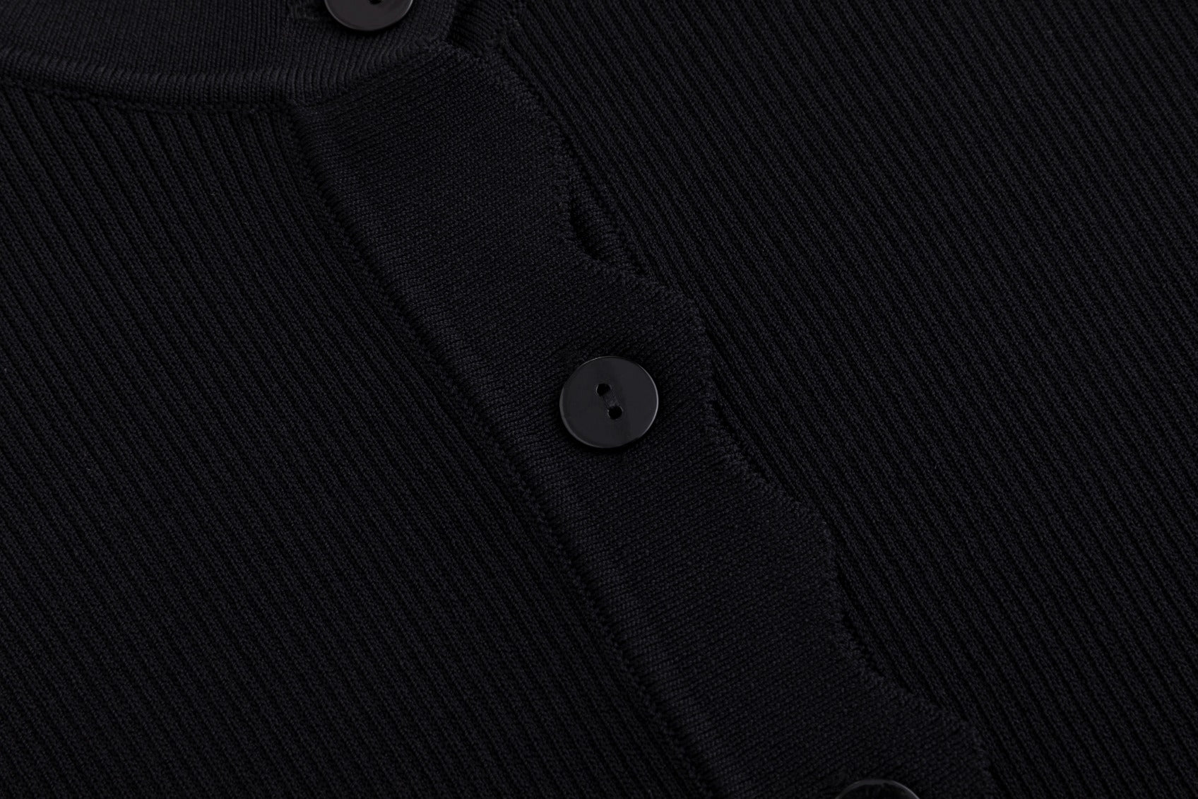 Tank With Attached Cardigan - Black