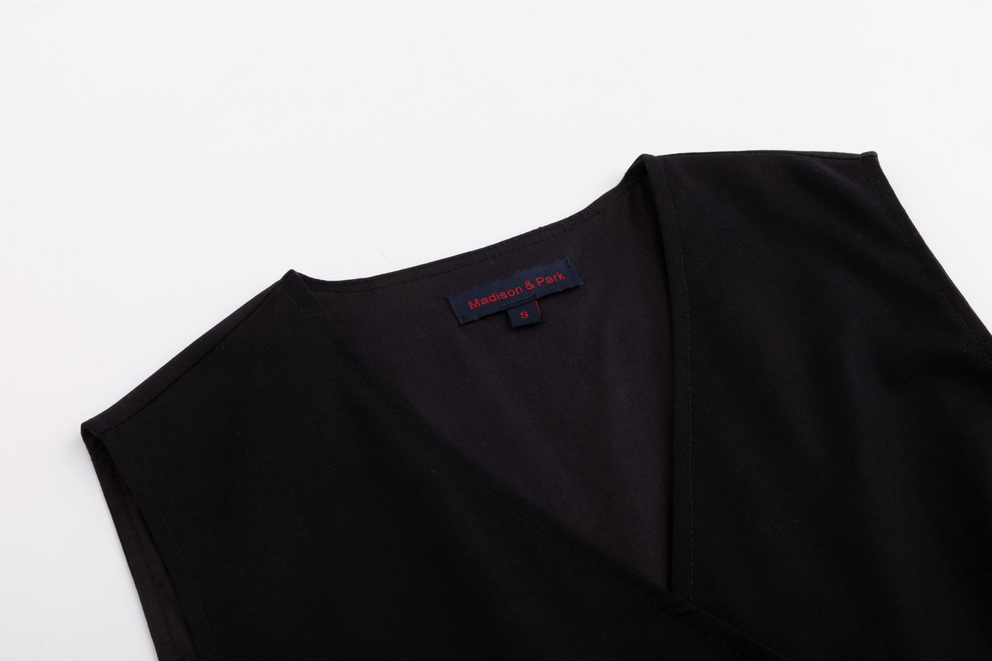Solid Black Wrap Jumper