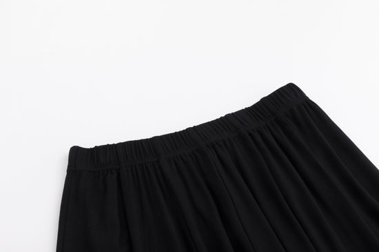 Paneled Skirt- Black