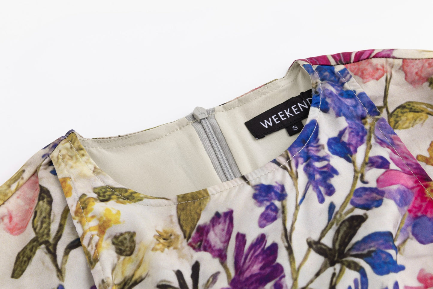 Wrap Pleated Dress - Multi Colored