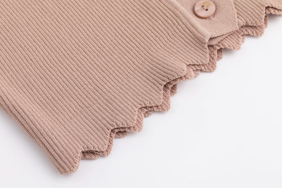 Tank With Attached Cardigan - Mauve