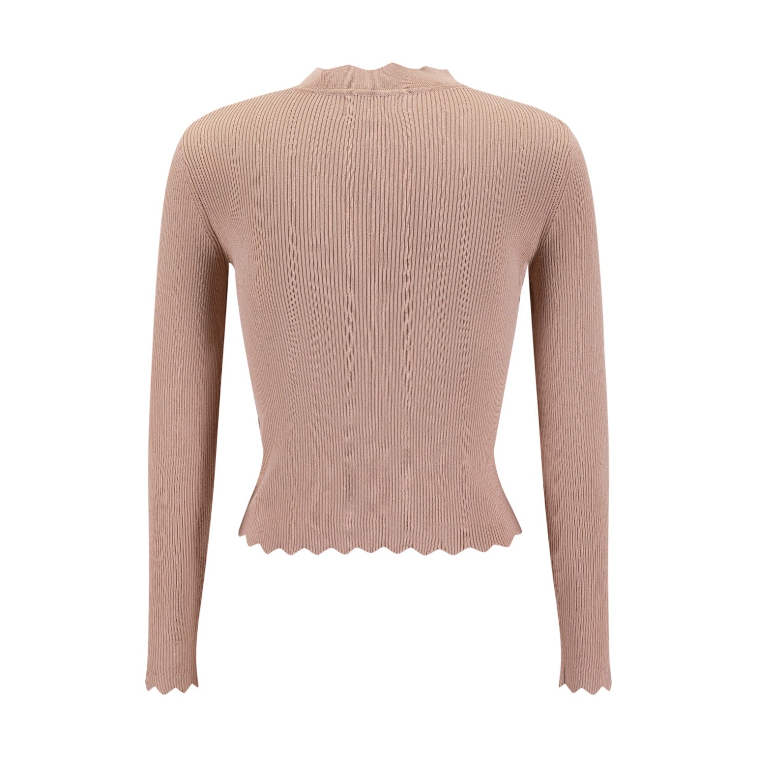 Tank With Attached Cardigan - Mauve