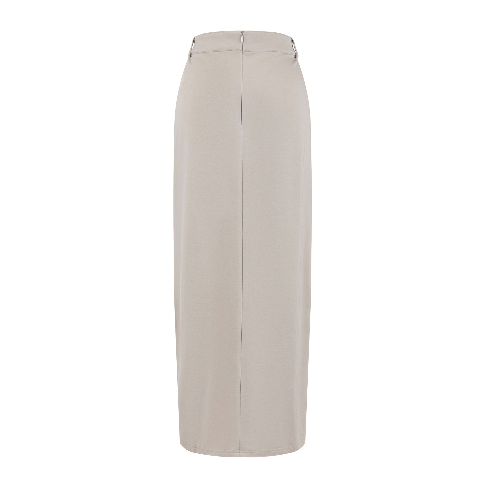 Seam Detail Skirt - Gray Stone