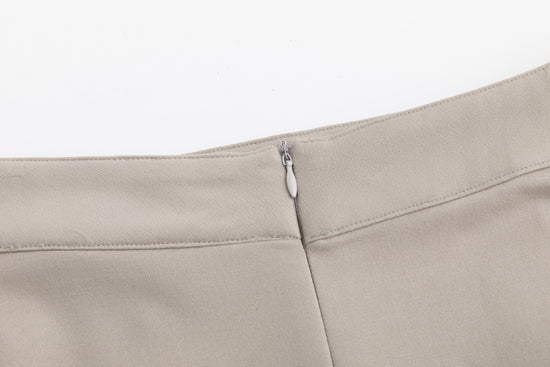 Seam Detail Skirt - Gray Stone