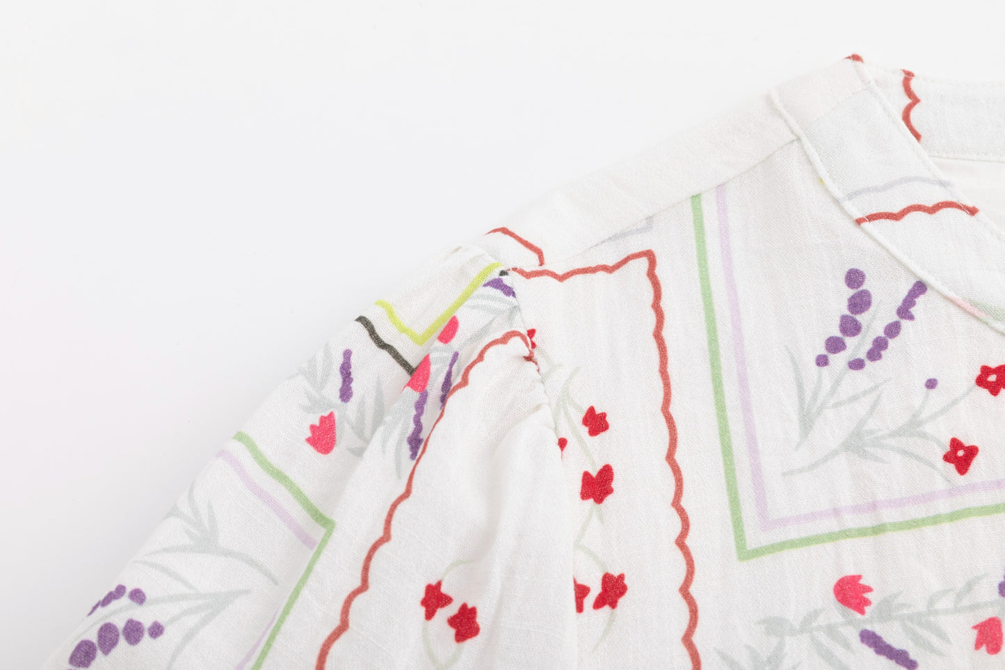 Multi Colored Printed Drawstring Dress
