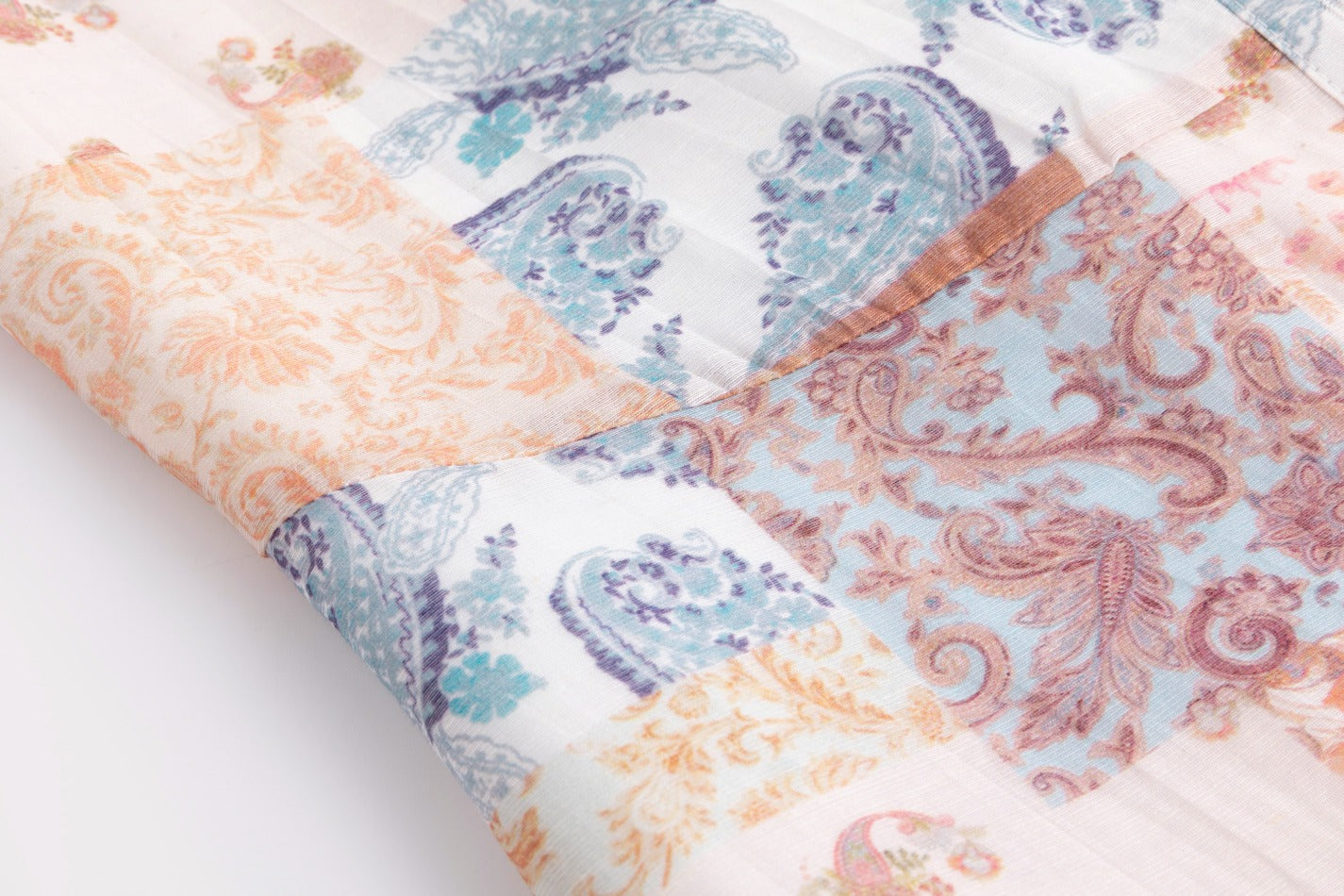 Floral Patchwork Printed Dress