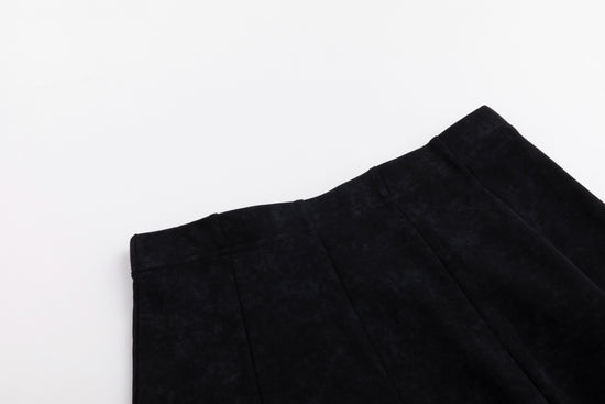 Panelled Skirt - Black Wash