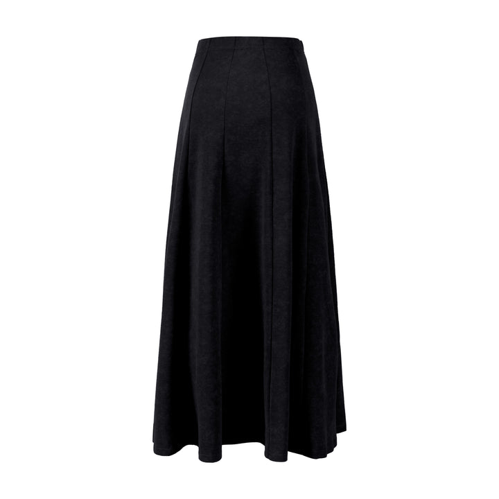 Panelled Skirt - Black Wash