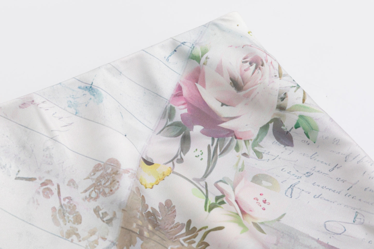 Patchwork Silk Belted Skirt