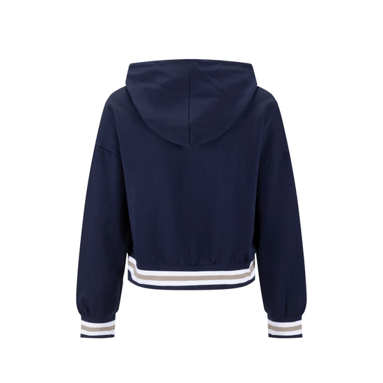 Stripe Band Hoodie - Midnight