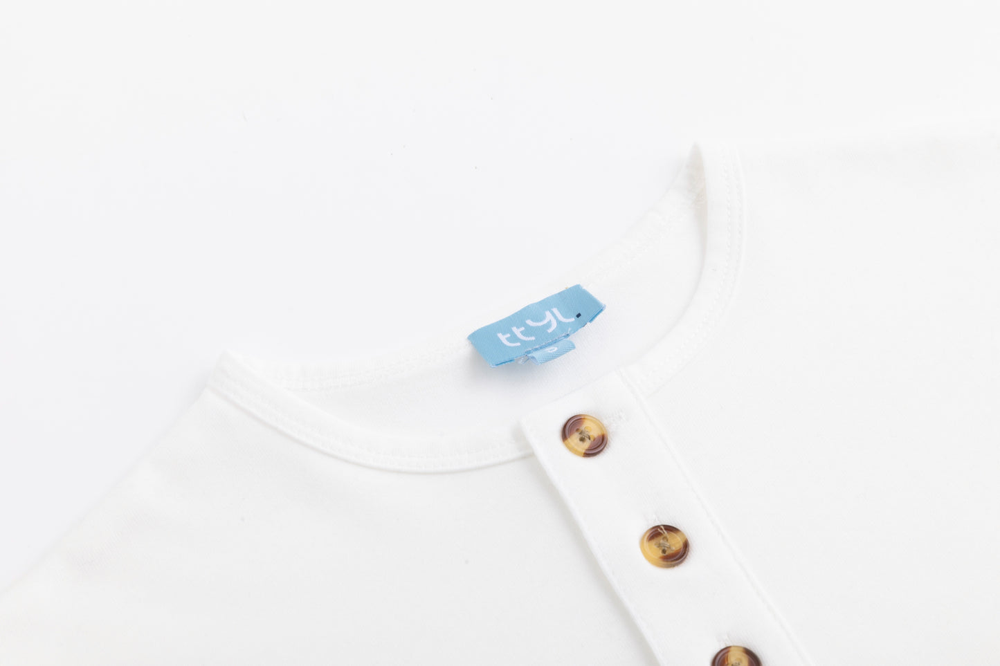 Basic Placket Dolman - White