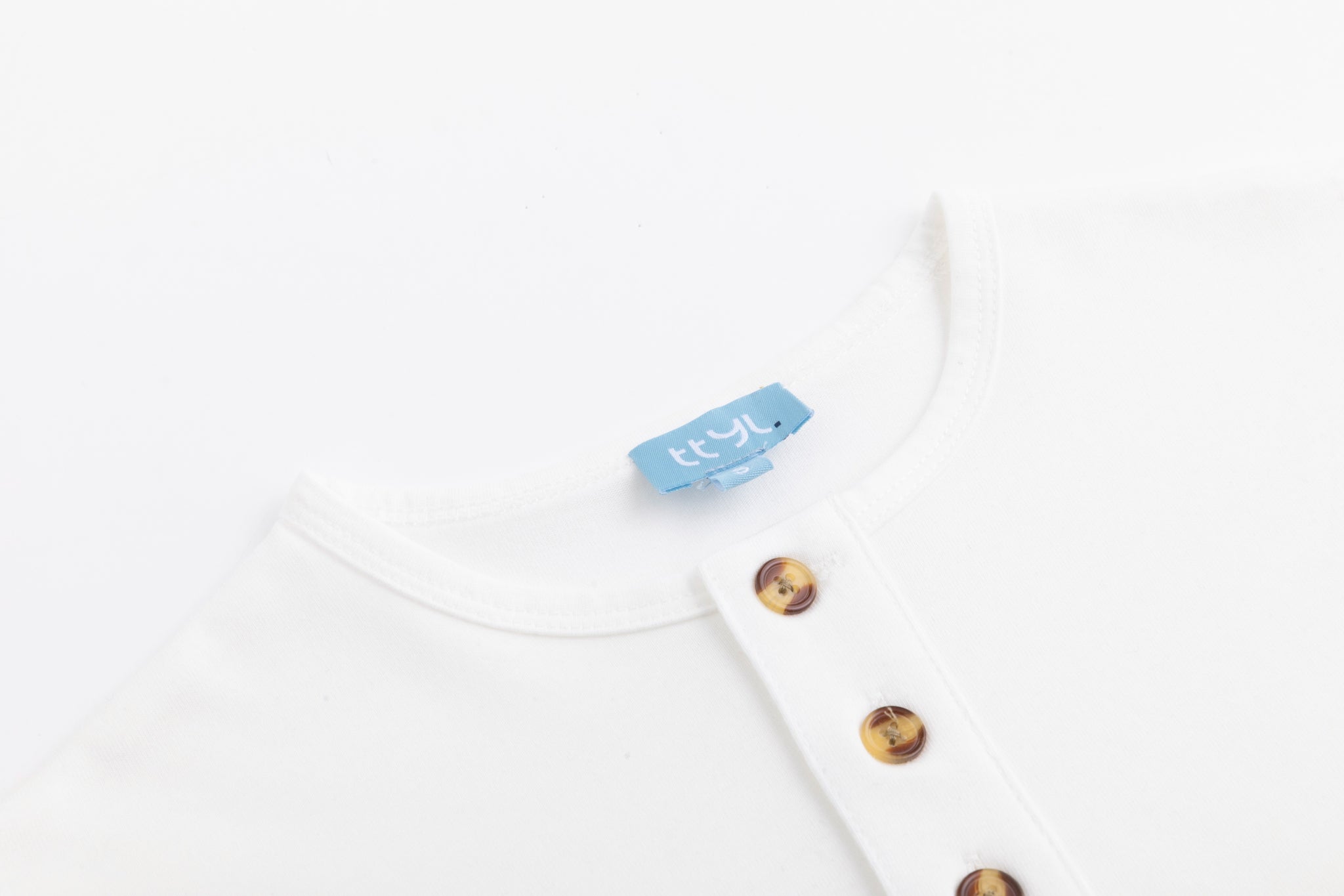 Basic Placket Dolman - White