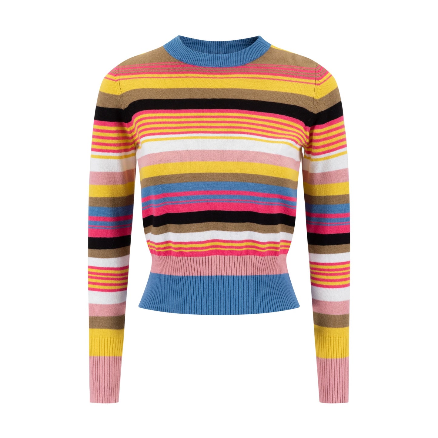 Colorful Knit Stripped Sweater