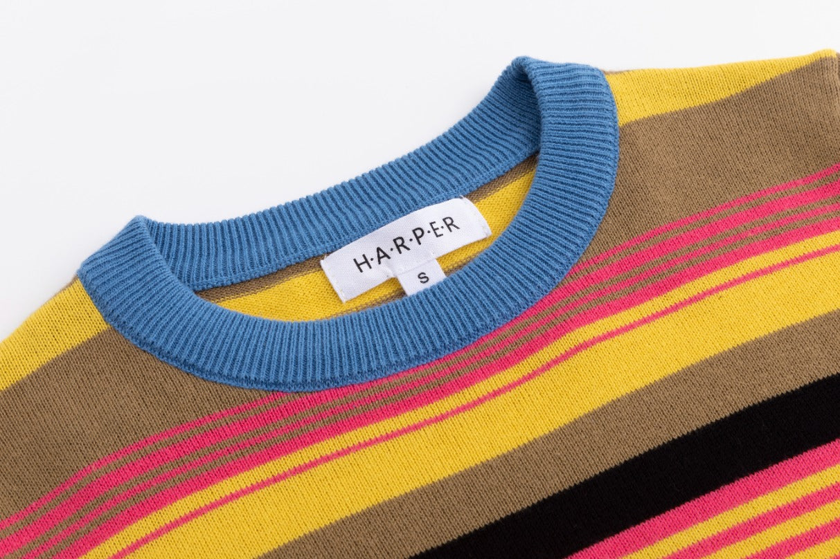 Colorful Knit Stripped Sweater