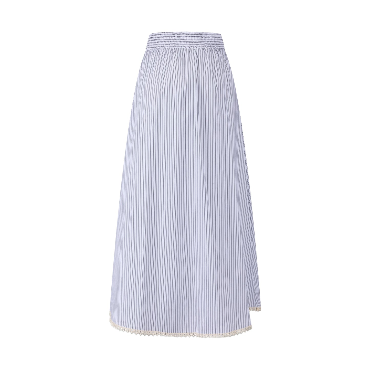 Grey And White Skirt