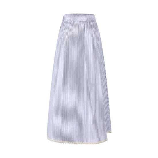Grey And White Skirt