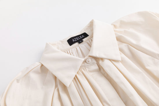 Ivory Cotton Jumper With Floral Print