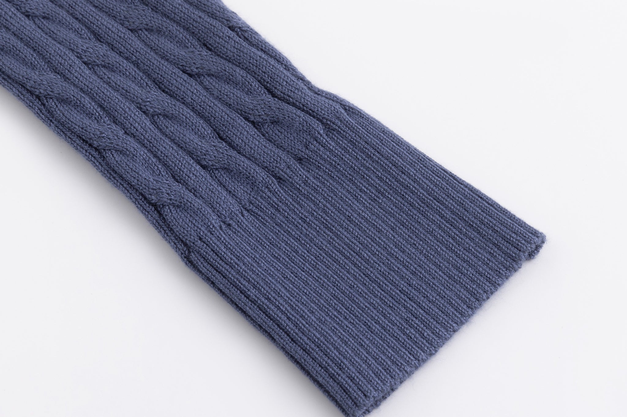 Cable Knit Top - Blue