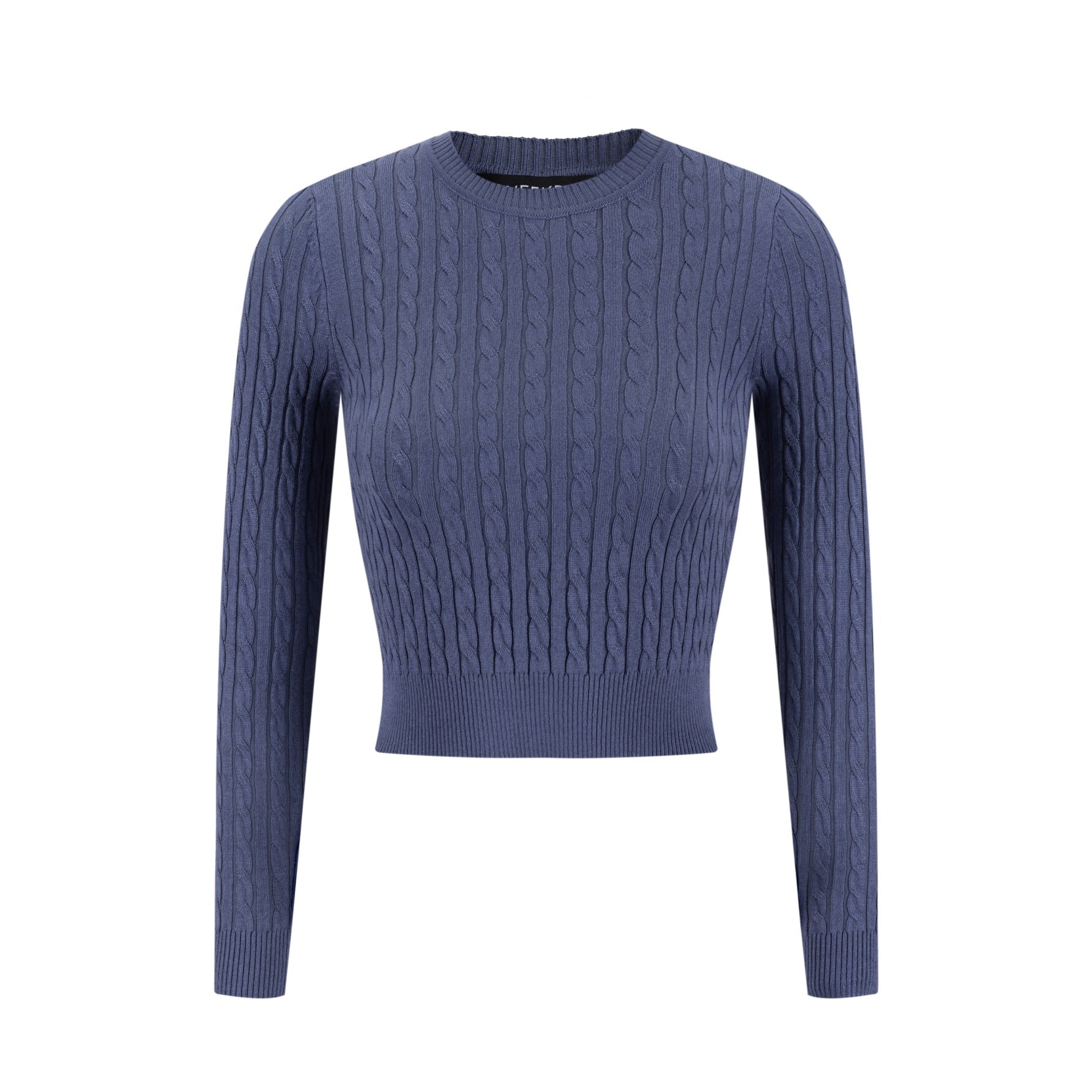 Cable Knit Top - Blue