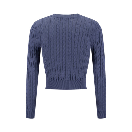 Cable Knit Top - Blue