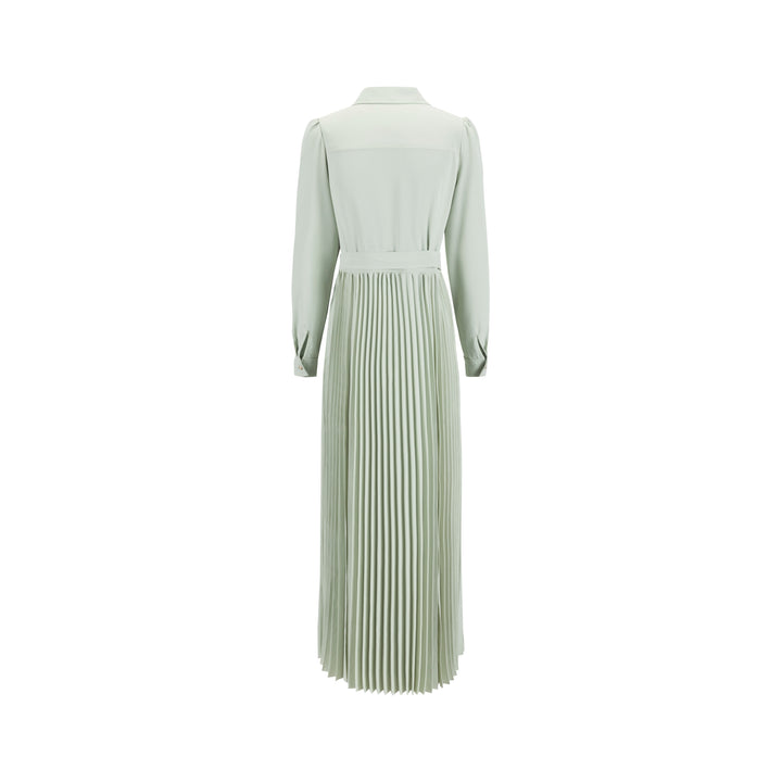 Pleated Shirt Top Diamond Flower Dress