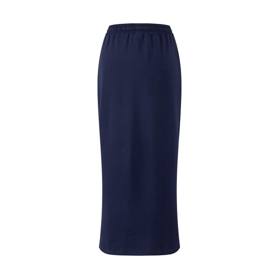 Sweatshirt Drawstring Skirt - Midnight