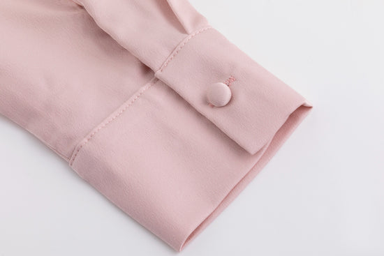 Basic Solid Blouse - Pink