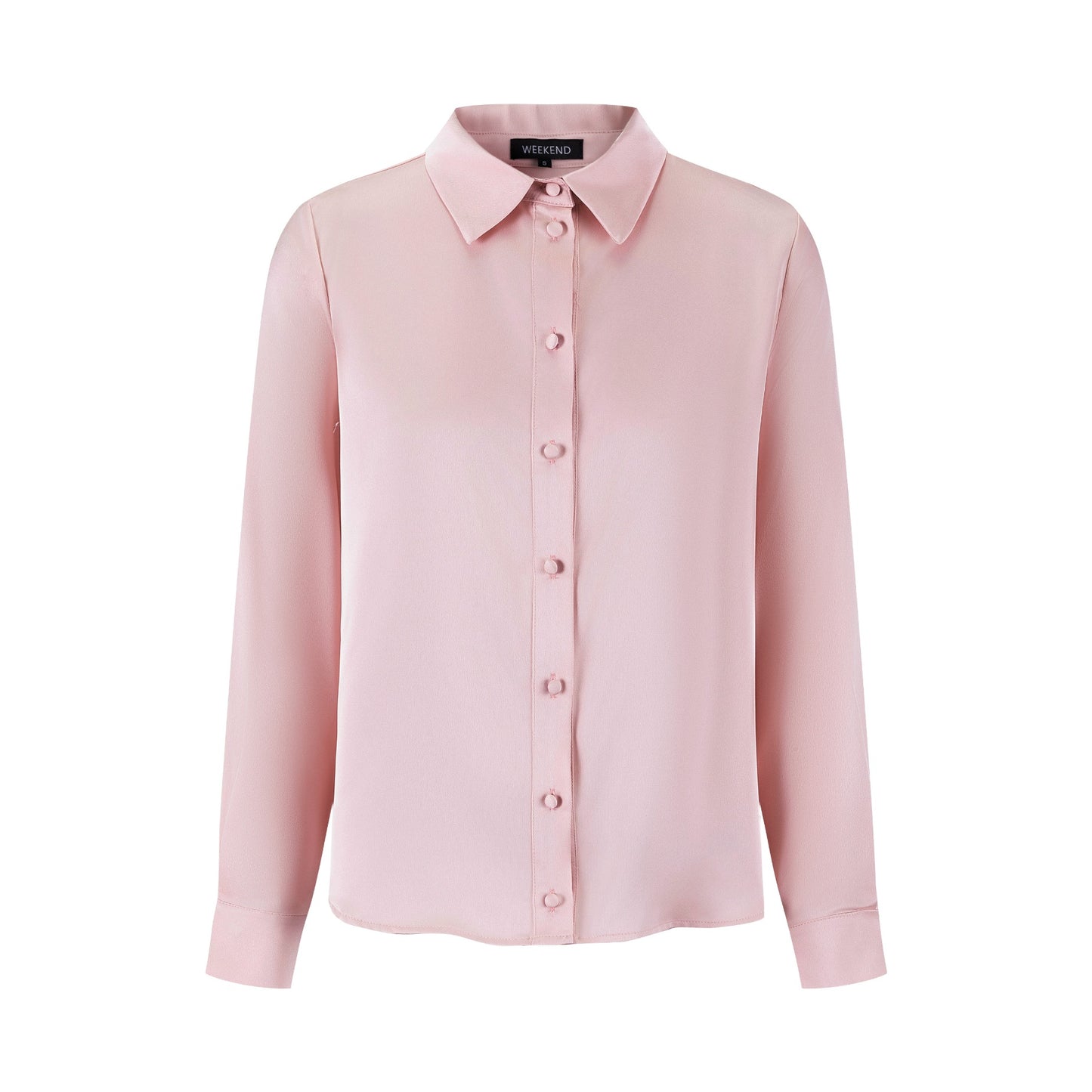 Basic Solid Blouse - Pink