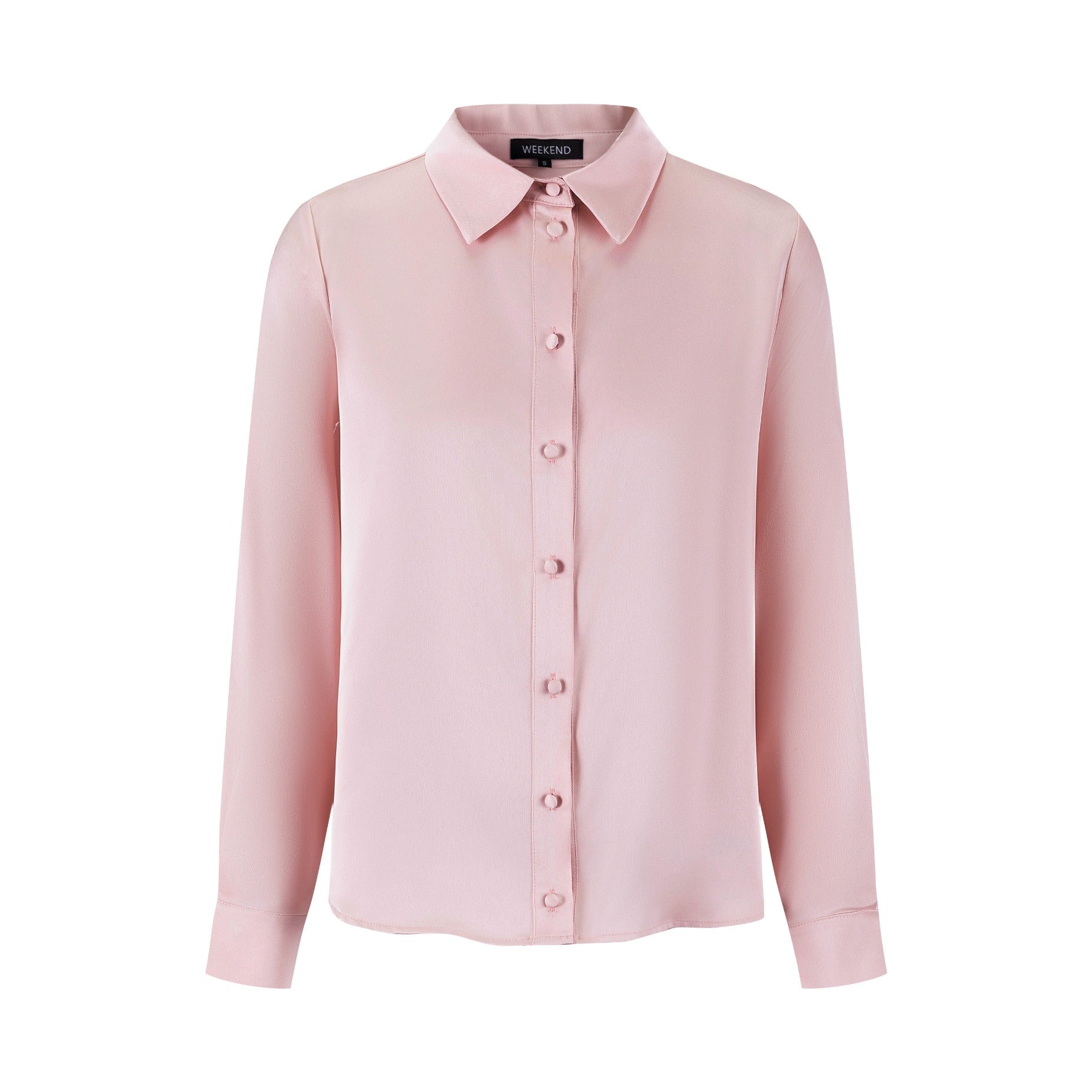 Basic Solid Blouse - Pink