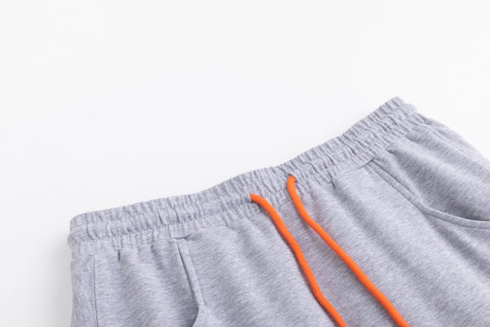 Sweatshirt Drawstring Skirt - Light Grey