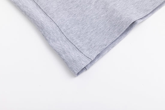 Sweatshirt Drawstring Skirt - Light Grey