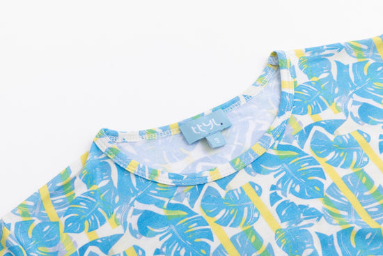 Tropical Striped T Shirt