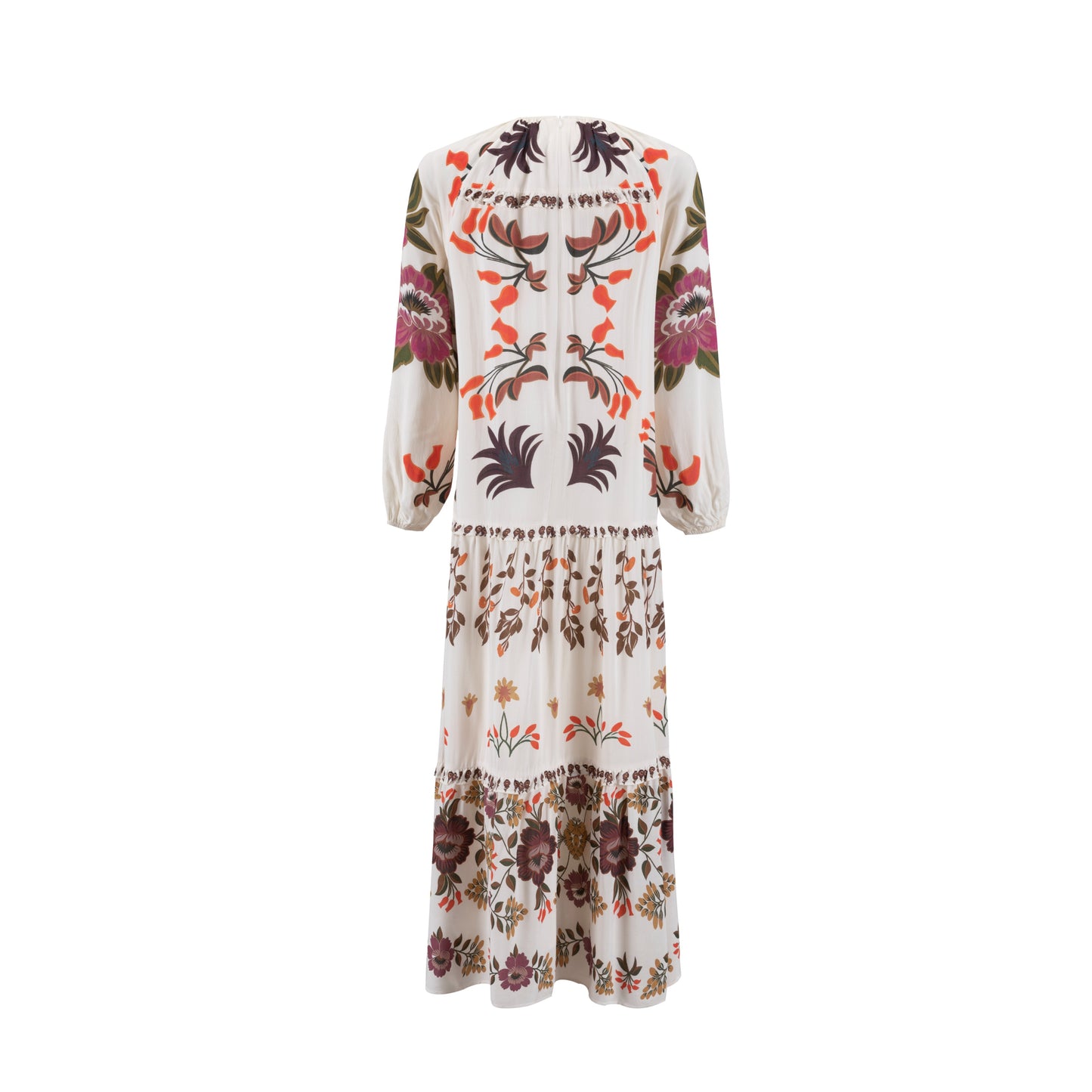 Floral Printed Linen Dress