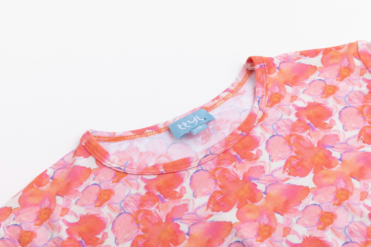 Peach Watercolor T Shirt