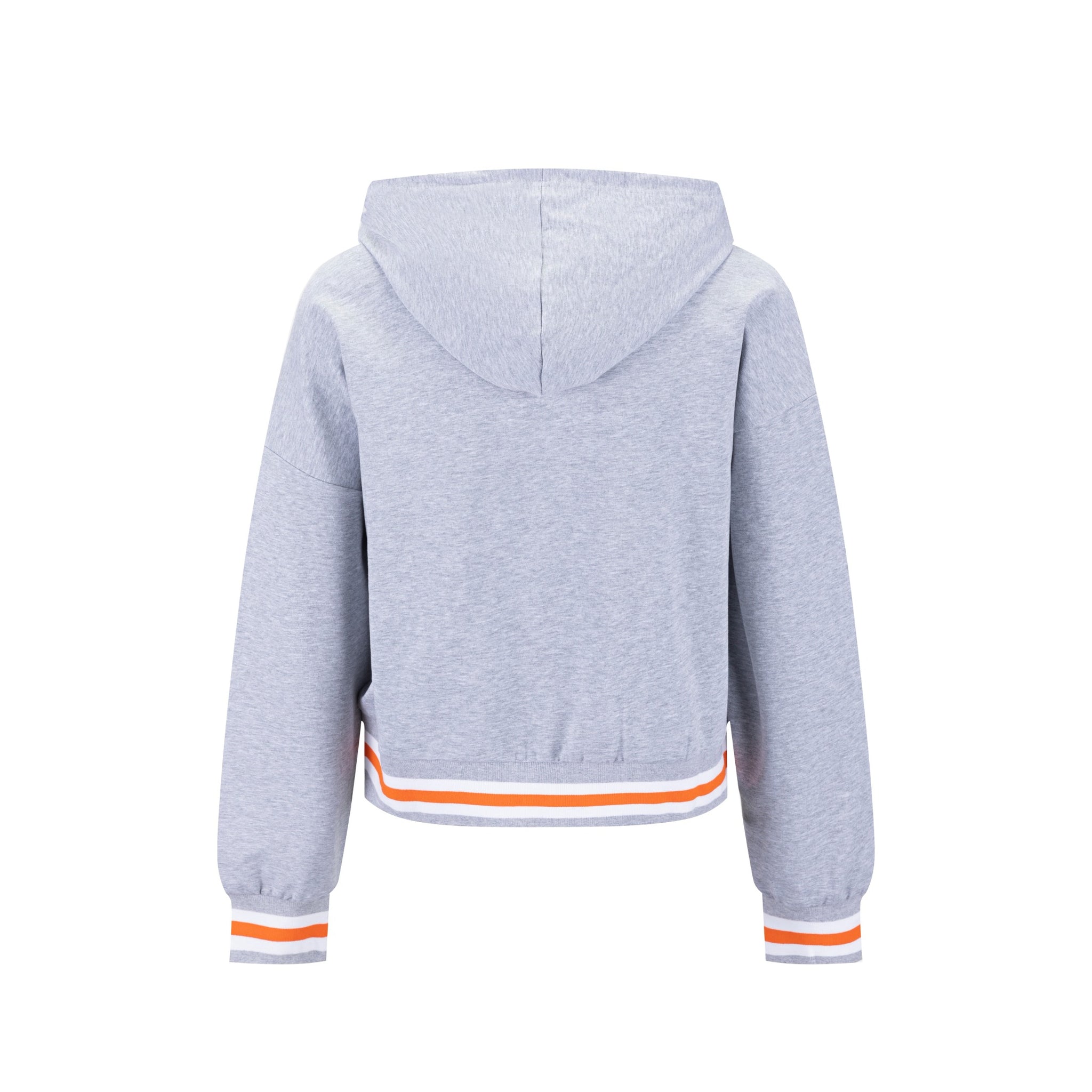 Stripe Band Hoodie - Light Gray