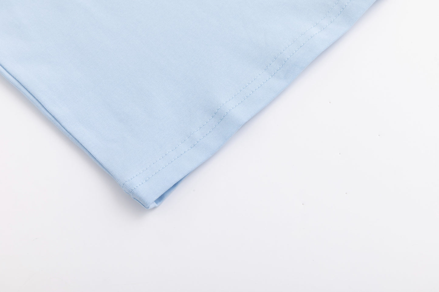 Blue Polo With Multi Color Collar Detail
