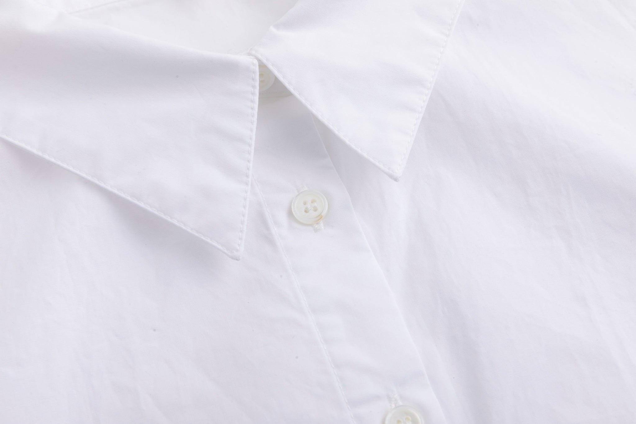 Solid White Blouse