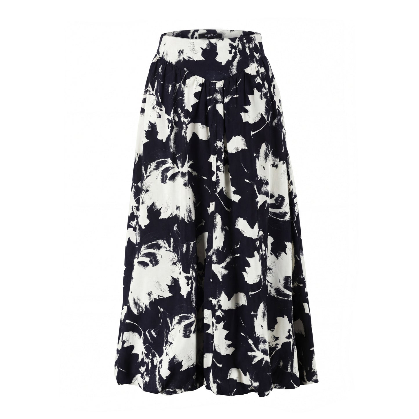 Black And White Bubble Skirt