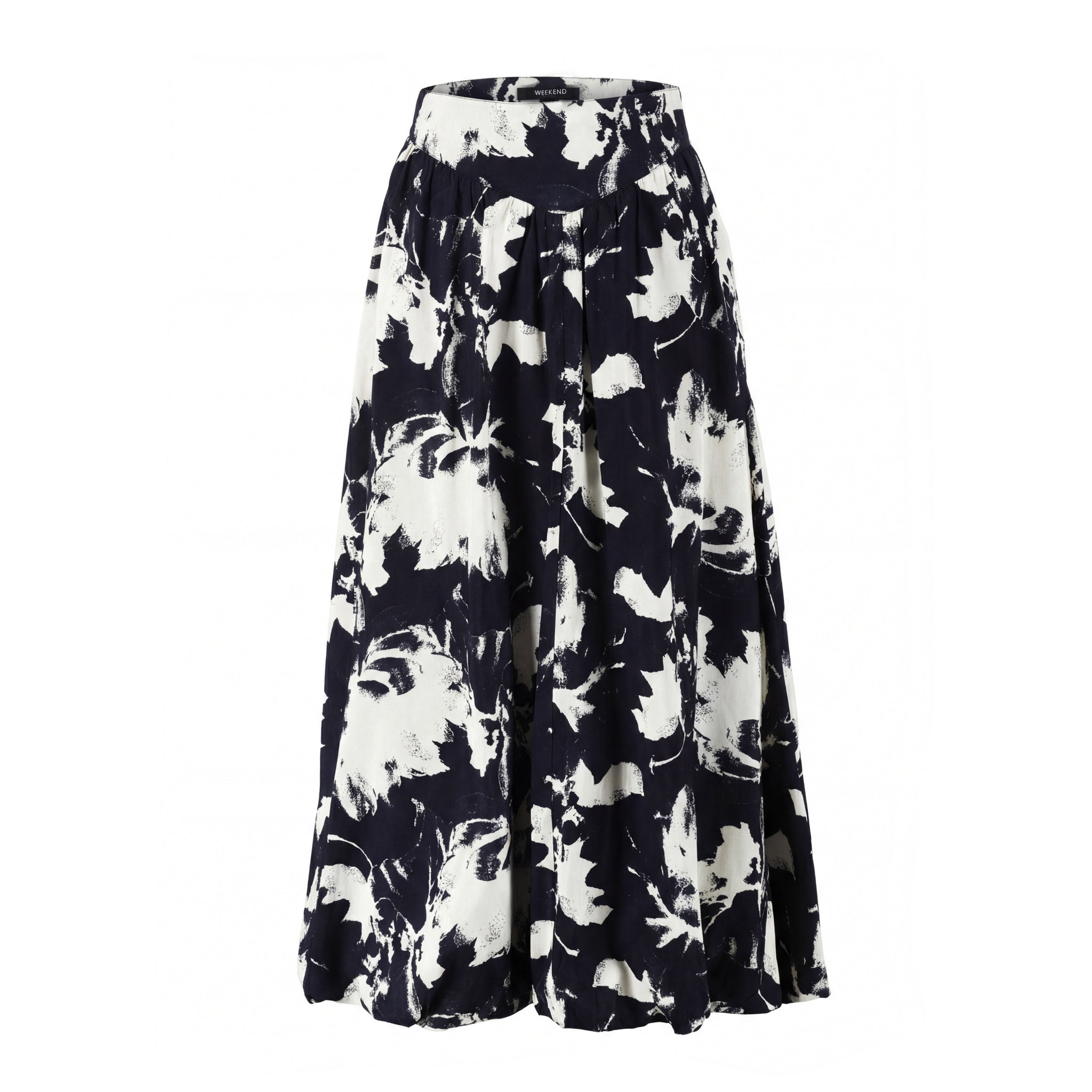 Black And White Bubble Skirt