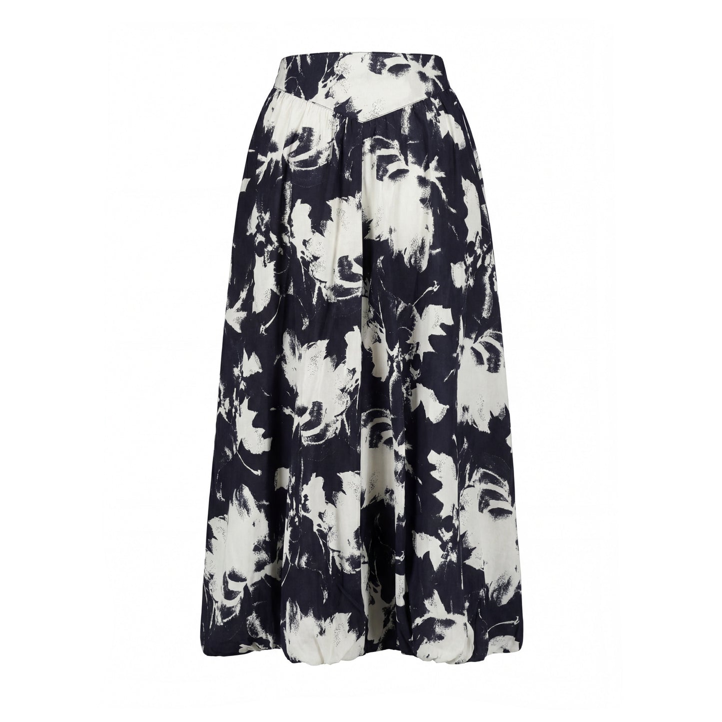Black And White Bubble Skirt