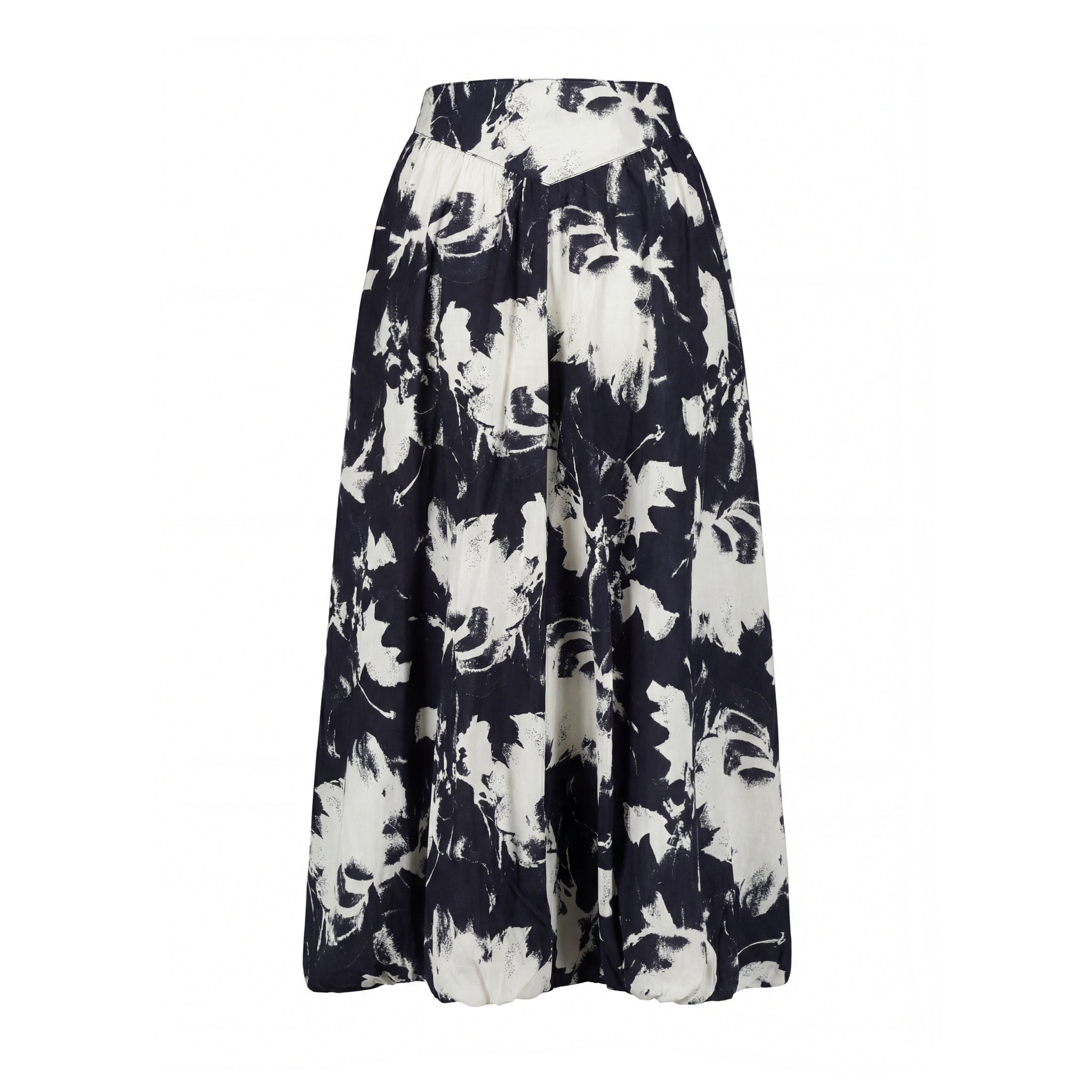 Black And White Bubble Skirt