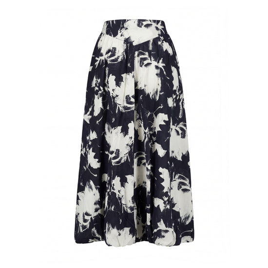 Black And White Bubble Skirt