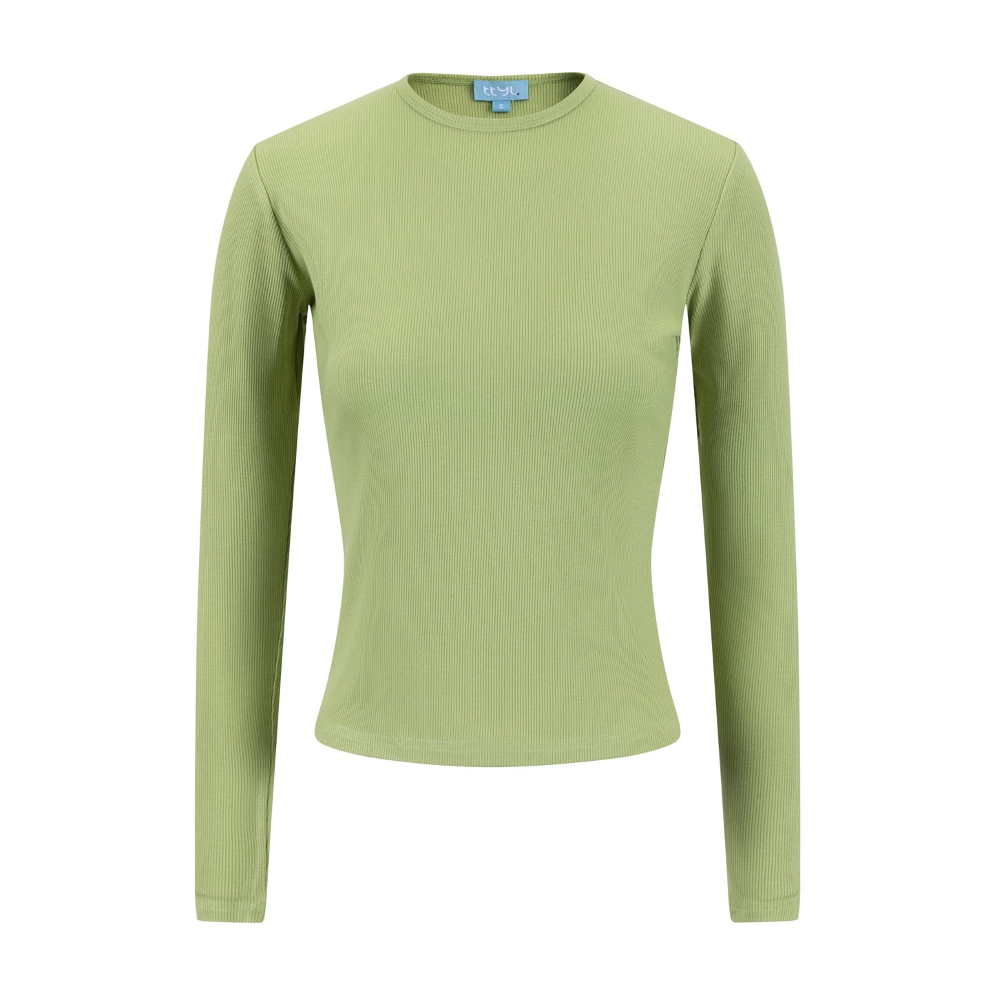 Basic Ribbed Tee - Matcha