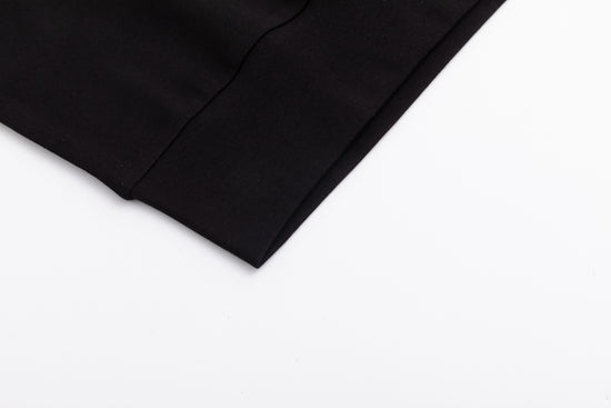 Basic Bold Stripe Top - Black