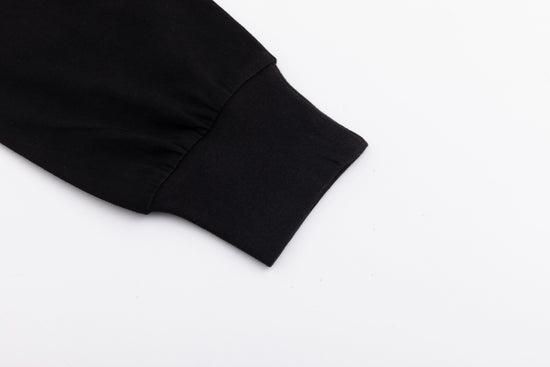 Basic Placket Dolman - Black