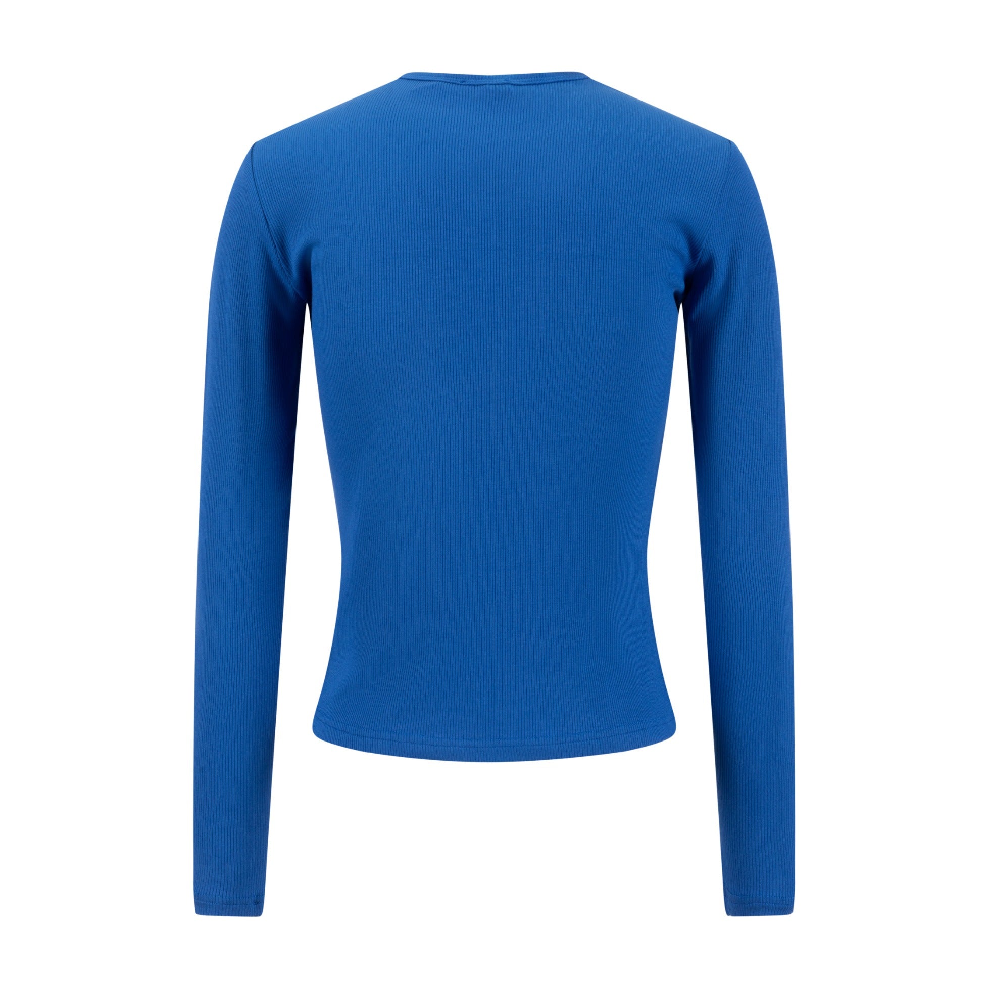 Basic Ribbed Tee - Blueberry