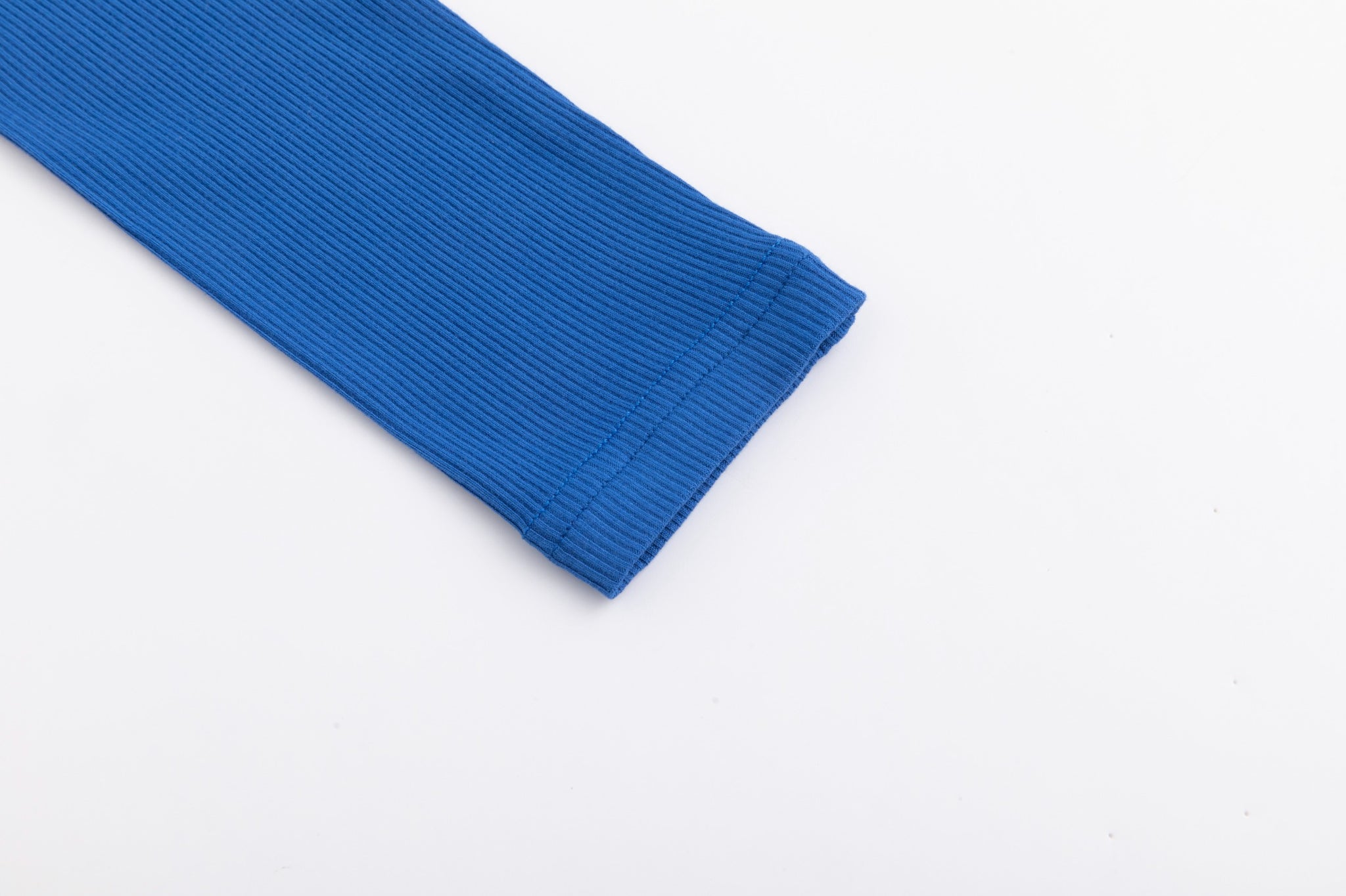 Basic Ribbed Tee - Blueberry